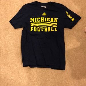 Adidas Michigan football tee shirt
